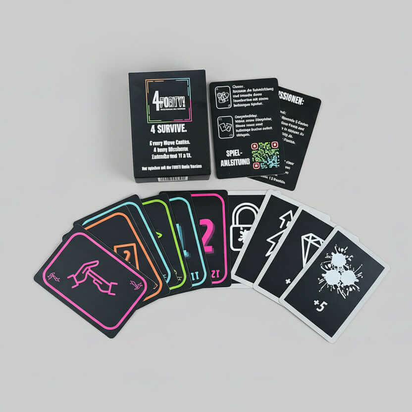 FORTY! - BONUSPACK! Karten und Spielanleitung für das FORTY! Spiel mit neuen Missionen und Zahlenkarten